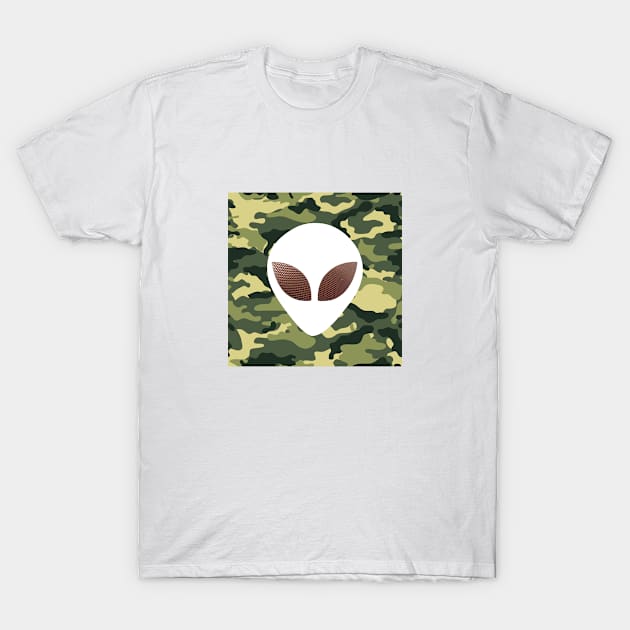 Alien Camou T-Shirt by NEWTOM29